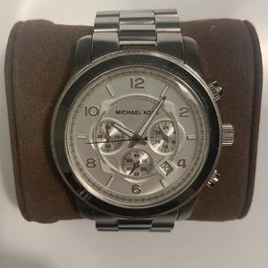 Silver MK Watch